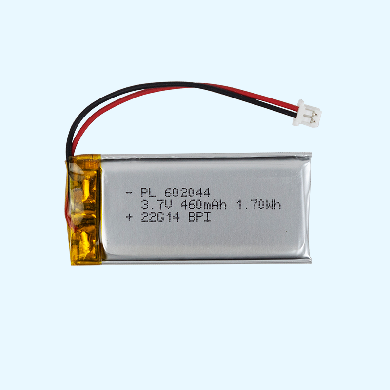 PL602044 470mah 3.7V可充電鋰電池 行車記錄儀監(jiān)控?cái)z像頭鋰電池