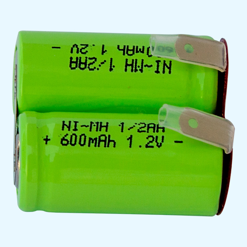 須刀充電電池，1/2AA600mAh*2鎳氫電池組,安全,循環(huán)壽命長,低內(nèi)阻,大電流,小體積