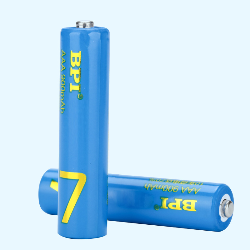 BPI超低自放鎳氫可充電電池7號(hào)900mAh,應(yīng)急型用于儀表器,滿電存放10年后電量70%