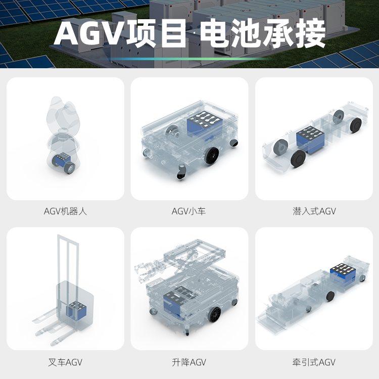 深圳AGV電池源頭工廠—AGV頭部品牌電池供應商